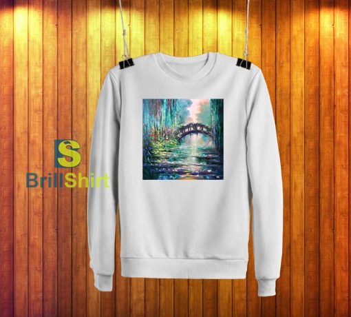 Claude Monet Japanese Bridge Sweatshirt