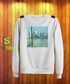 Claude Monet Mosque Middle of Sea Sweatshirt