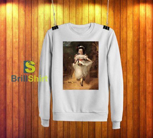 Edgar Degas Girl Carrying Flowers Sweatshirt