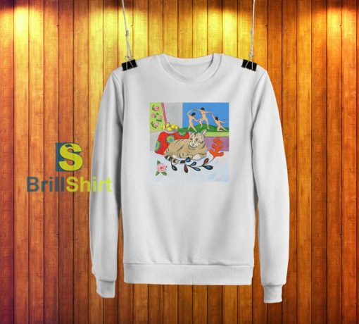 Henri Matisse Cat Between Dancers Sweatshirt