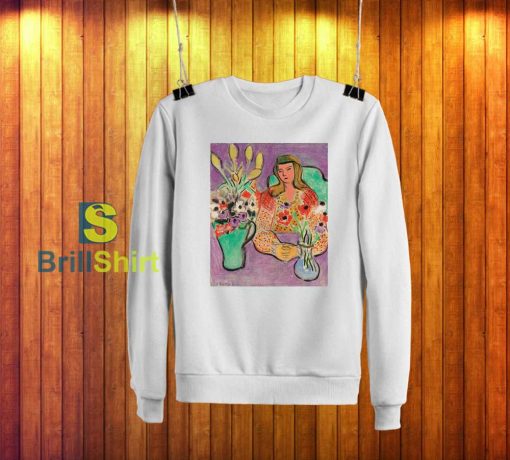 Henri Matisse Flower Watch Girl Sweatshirt