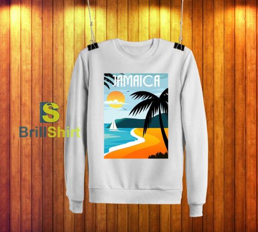 Travel Jamaica Beautiful Beach Sweatshirt