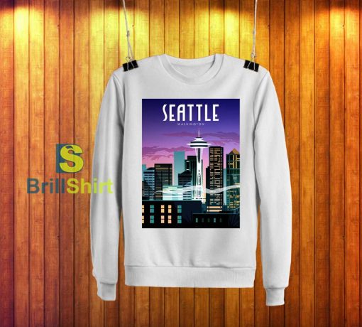 Travel Seattle Washington Sweatshirt