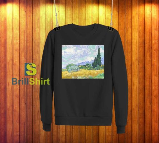 Van Gogh Beautiful Wheatfield Sweatshirt