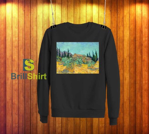 Van Gogh Garden In Back Yard Sweatshirt