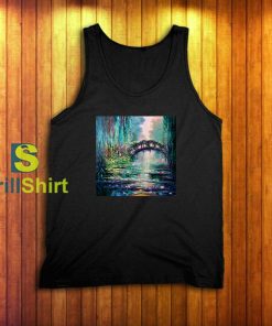 Claude Monet Japanese Bridge Tank Top