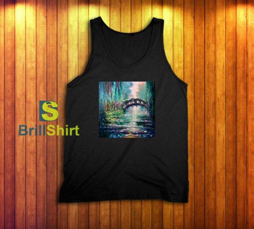 Claude Monet Japanese Bridge Tank Top