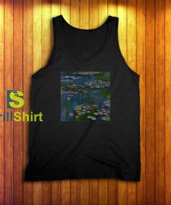 Claude Monet Lotus Flower Tank Top