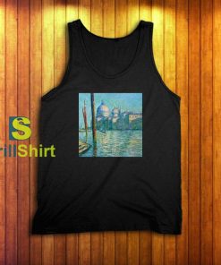 Claude Monet Mosque in Middle of Sea Tank Top