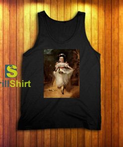 Edgar Degas Girl Carrying Flowers Tank Top