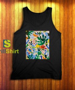 Henri Matisse Colourful Leaf Tank Top