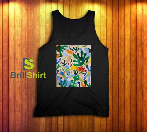 Henri Matisse Colourful Leaf Tank Top