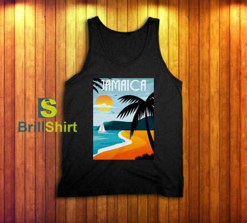 Travel Jamaica Beautiful Beach Tank Top