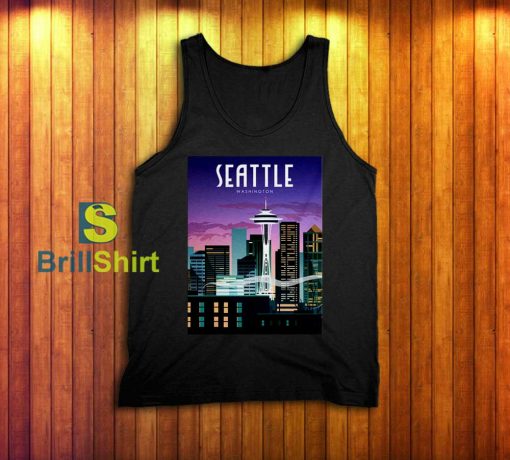 Travel Seattle Washington Tank Top