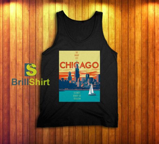 Travel Windy City Chicago Tank Top