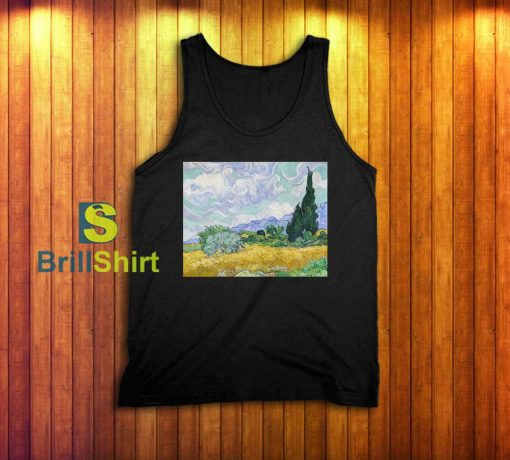 Van Gogh Beautiful Wheatfield Tank Top