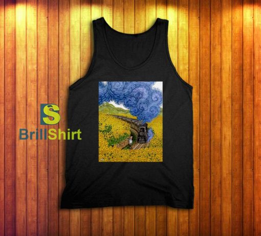 Van Gogh Smoke In The Middle Tank Top