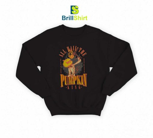 The Nightmare Before Christmas Pumpkin King Flame Sweatshirt