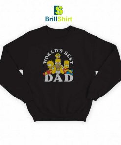 The Simpsons Father's Day World's Best Dad Sweatshirt