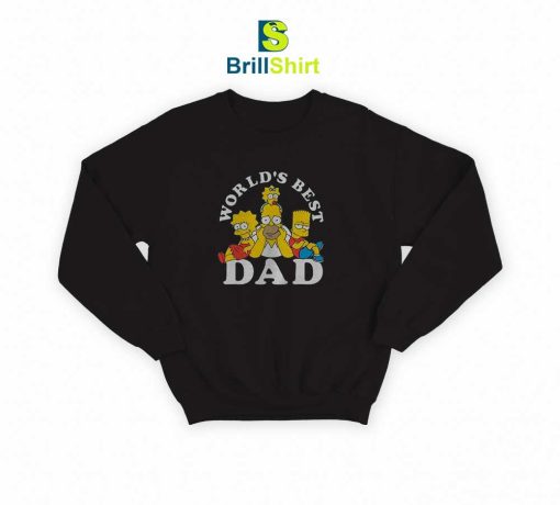 The Simpsons Father's Day World's Best Dad Sweatshirt