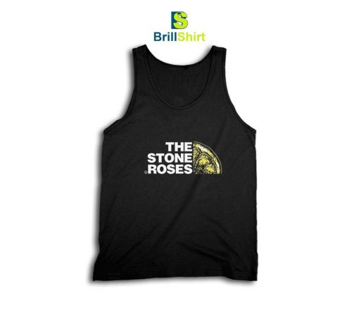 The Stone Roses Logo Black Tank Top