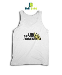 The Stone Roses Logo White Tank Top