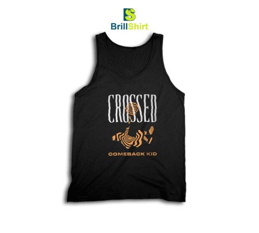 Comeback Kid Crossed Black Tank Top