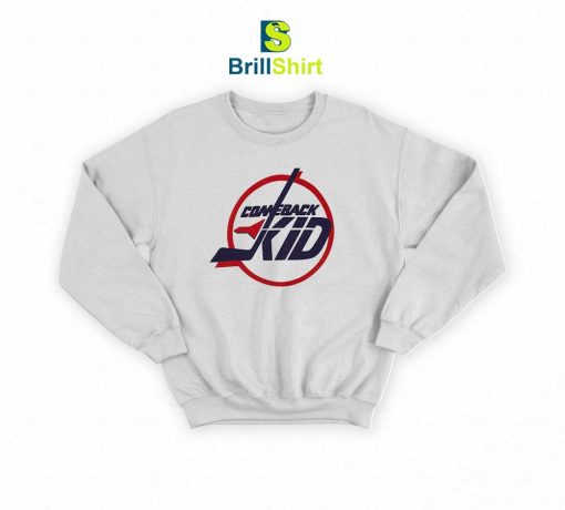 Comeback Kid Jets White Sweatshirt