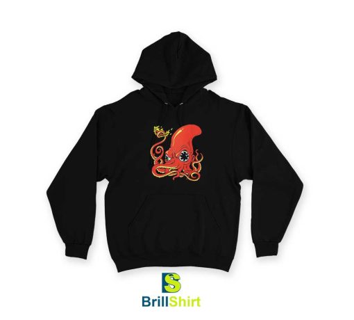 Chili Pepper Red Hot Octopus Hoodie