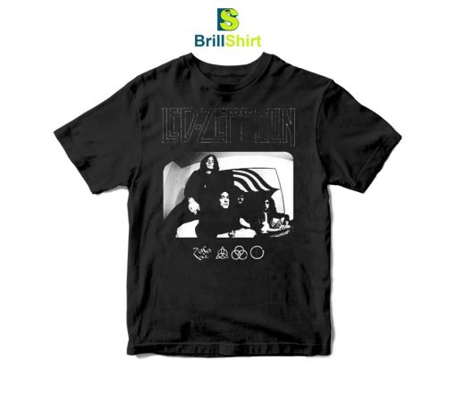 Led Zeppelin Icon Logo Photo T-Shirt