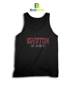 Led Zeppelin Logo Symbols Bolur Tank Top