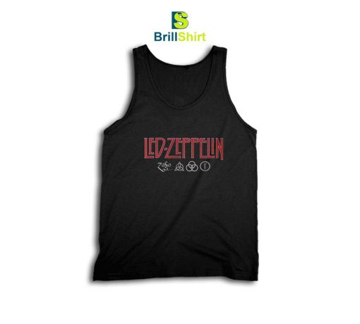 Led Zeppelin Logo Symbols Bolur Tank Top