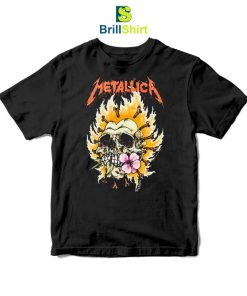 Metallica Burning Flower T-Shirt