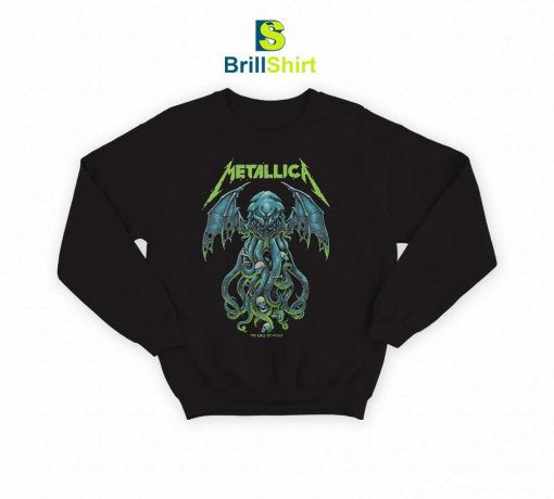 Metallica The Call Of Ktulu Luke Preece Sweatshirt