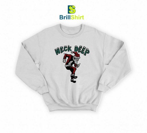 Neck Deep Moshing Santa Sweatshirt