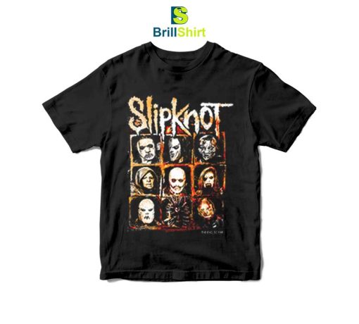 Slipknot-The-End-So-Far-Group-Squares--T-Shirt-