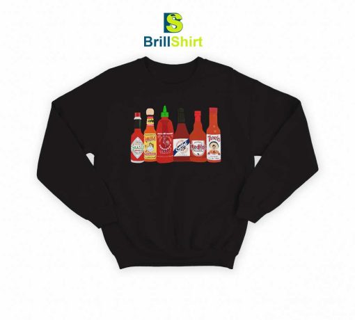 Chili Pepper Day Gift Hot Sauce Sweatshirt