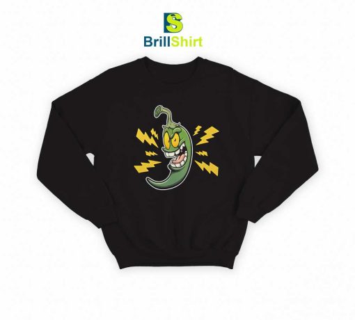 Chili Pepper Green Hot Sweatshirt