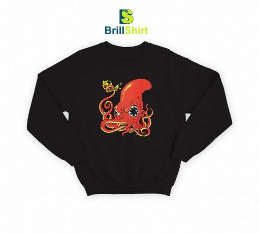 Chili Pepper Red Hot Octopus Sweatshirt