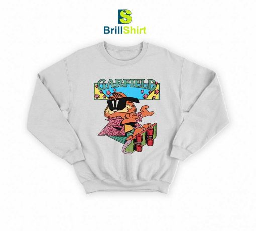 Parody Skater Garfield Sweatshirt