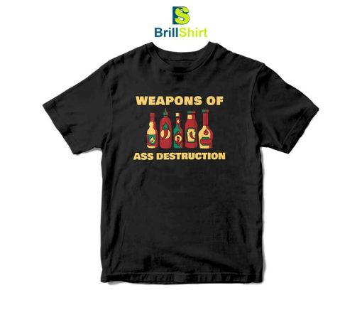 Chili Pepper Hot Sauce Weapons T-Shirt