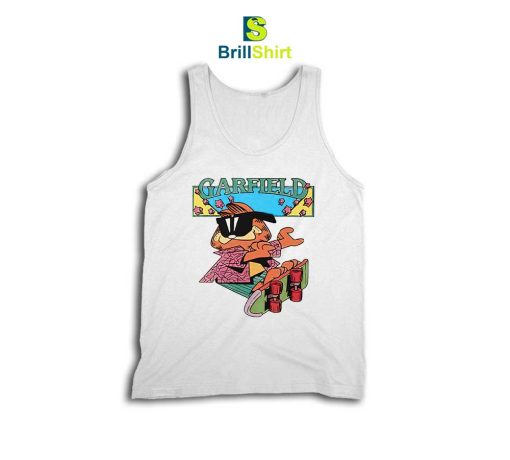 Parody Skater Garfield Tank Top