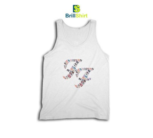 Foo Fighters Repeat Logo Tank Top