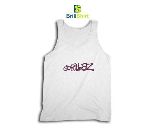 Gorillaz Graffiti Logo Tank Top