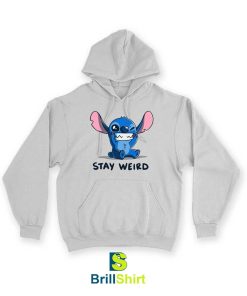 Cartoon Stay Weird Stitch Hoodie