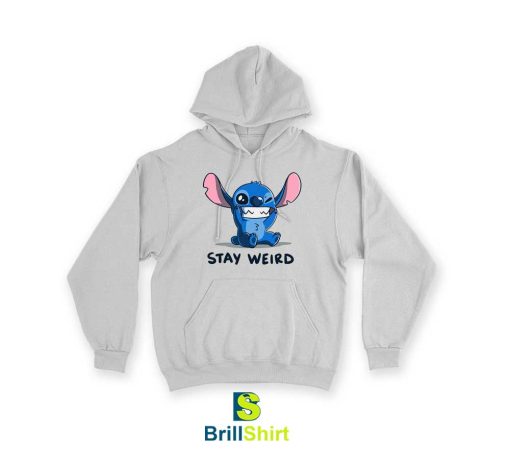 Cartoon Stay Weird Stitch Hoodie