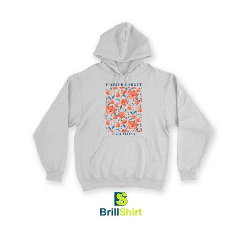 Flower Market Paper Flower Barcelona Hoodie