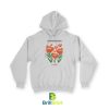 Flower Market Paris Red Lips Hoodie