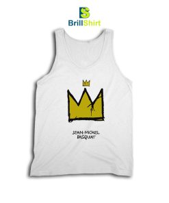 Jean Michel Basquiat Golden Crown Tank Top