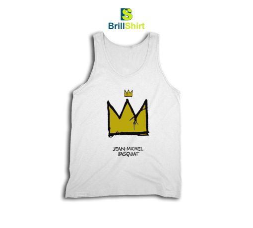 Jean Michel Basquiat Golden Crown Tank Top